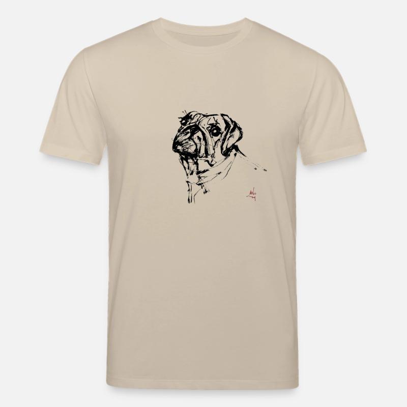 Mops - Stanley/Stella Unisex Bio-T-Shirt CREATOR  - Beige