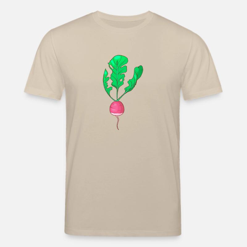 Herbstrübe Weiße Rübe Speiserübe - Stanley/Stella Unisex Bio-T-Shirt CREATOR  - Beige