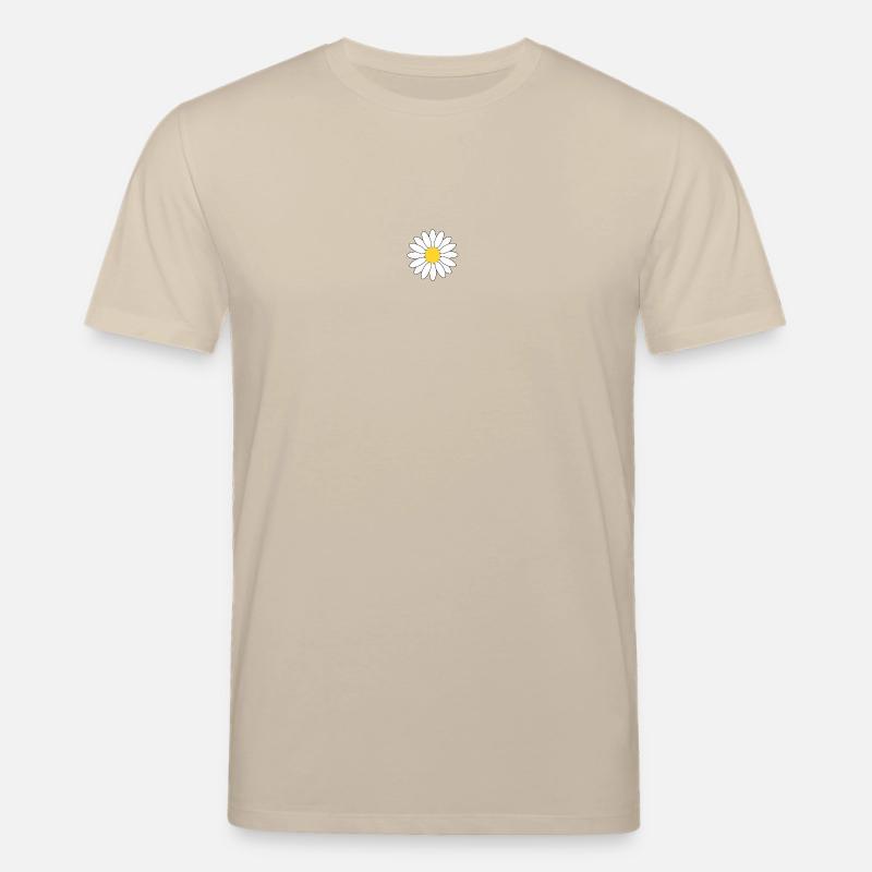 Gänseblümchen-Design 1 - Stanley/Stella Unisex Bio-T-Shirt CREATOR  - Beige