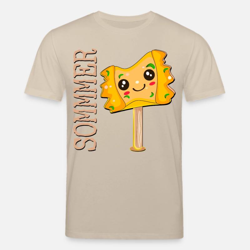 SOMMER EISCREME MAULTASCHEN - Stanley/Stella Unisex Bio-T-Shirt CREATOR  - Beige