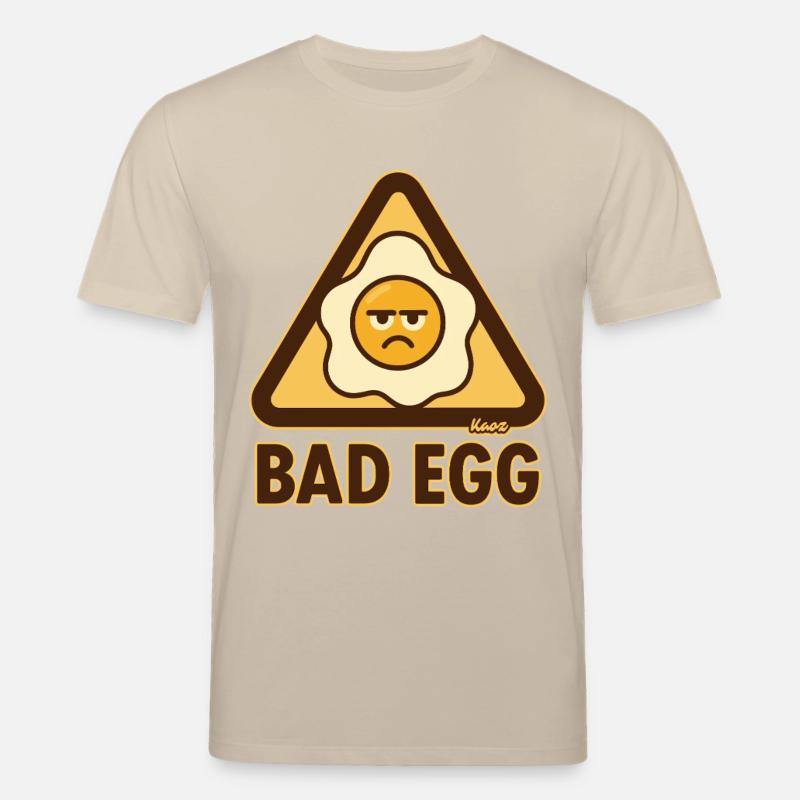 Schlechtes Ei mit mieser Laune - Stanley/Stella Unisex Bio-T-Shirt CREATOR  - Beige