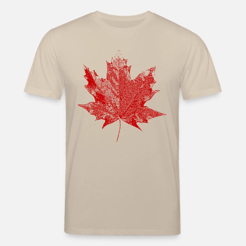Maple leaf - Stanley/Stella Unisex Bio-T-Shirt CREATOR  - Beige