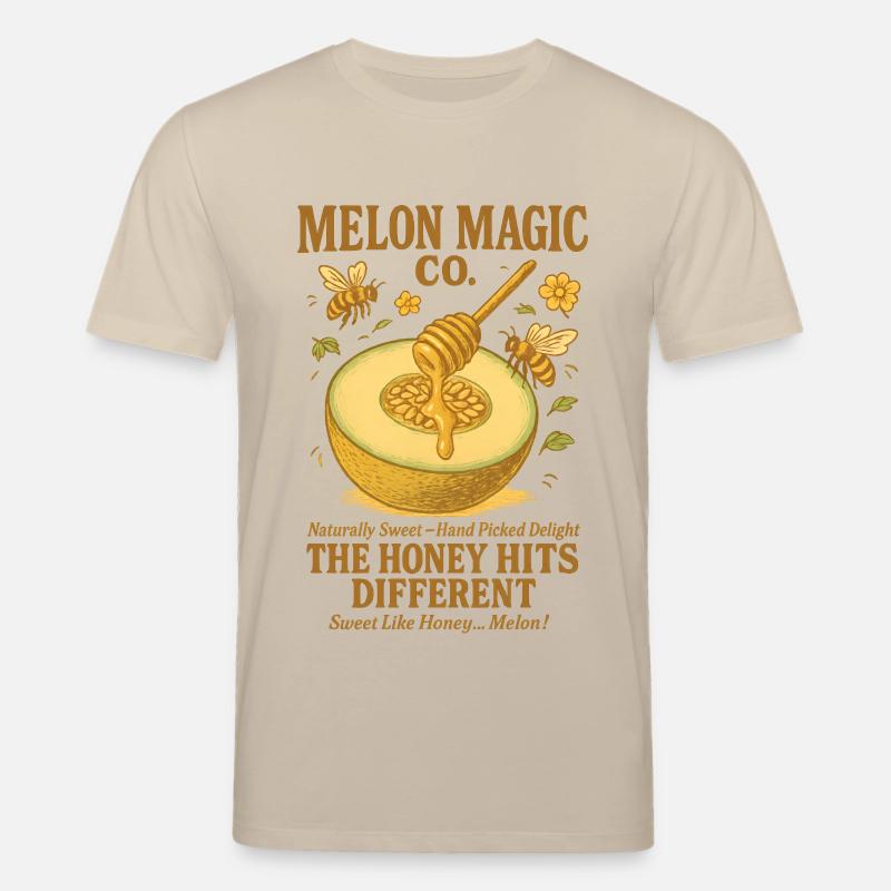 Été rétro de pastèque - T-shirt bio CREATOR Stanley/Stella Unisexe - beige