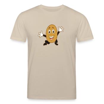 T-shirt Légumes de pommes de terre - T-shirt bio CREATOR Stanley/Stella Unisexe - beige - Devant - Alina (178cm) & Michal (187cm)