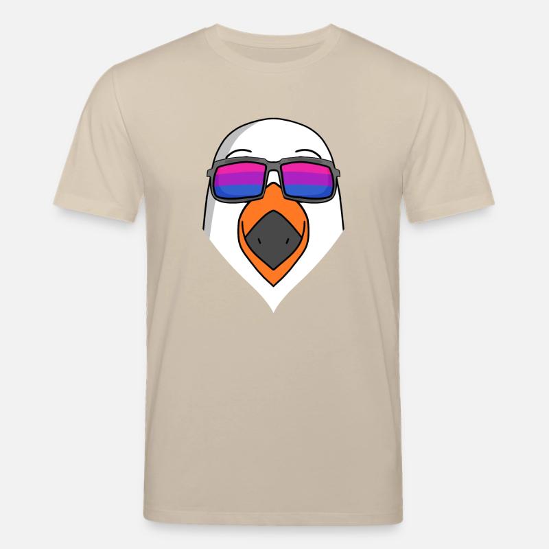 Bisexuell Möwe Geschenk - Stanley/Stella Unisex Bio-T-Shirt CREATOR  - Beige