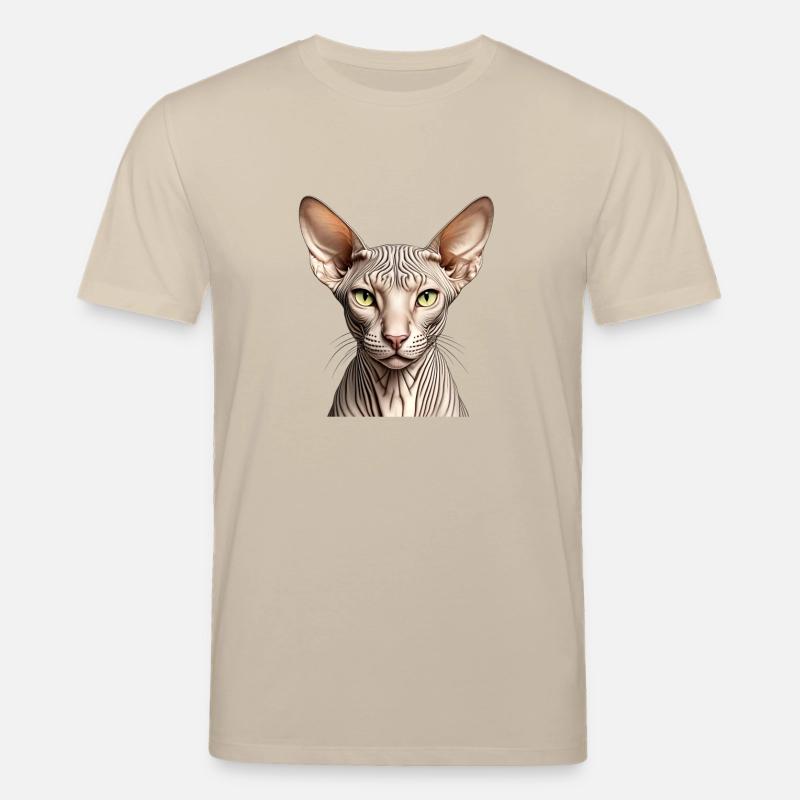 Chat Sphynx - T-shirt bio CREATOR Stanley/Stella Unisexe - beige