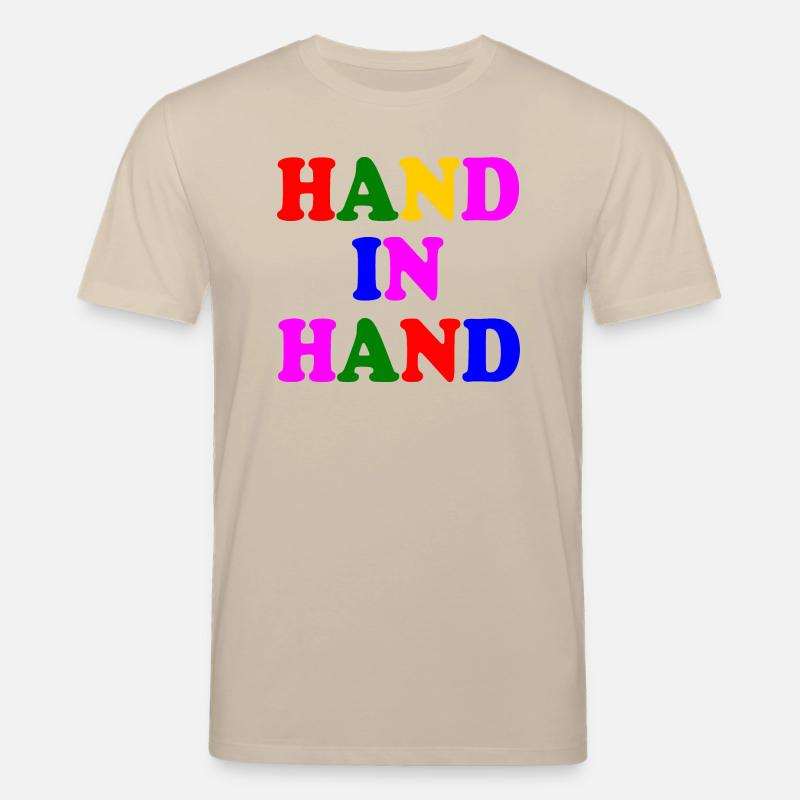 Hand in hand - Stanley/Stella Unisex Bio-T-Shirt CREATOR  - Beige