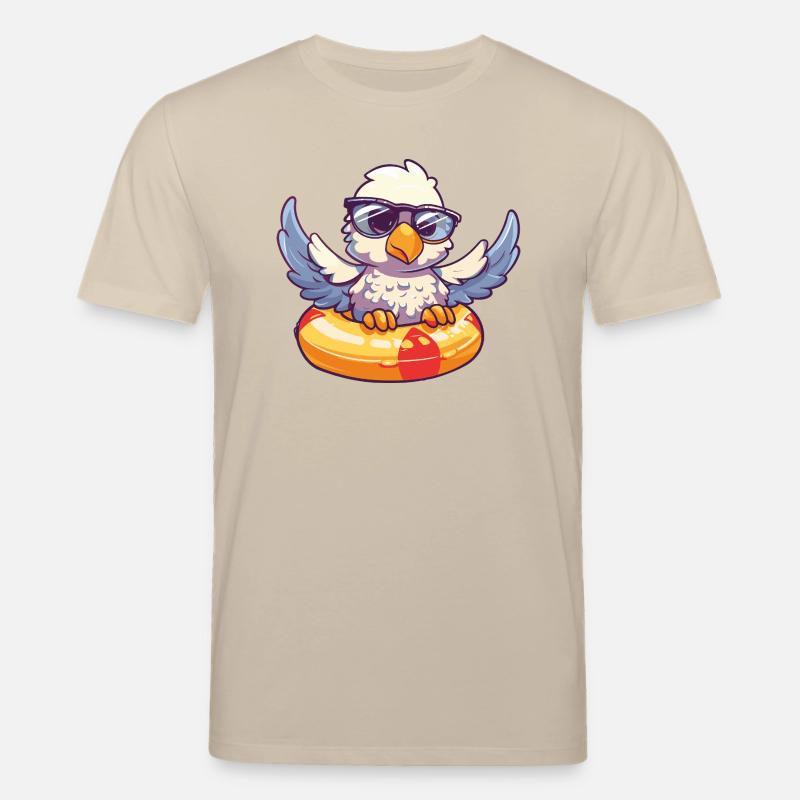 Eagle Comic Cool - Stanley/Stella CREATOR Unisex Organic T-Shirt - beige