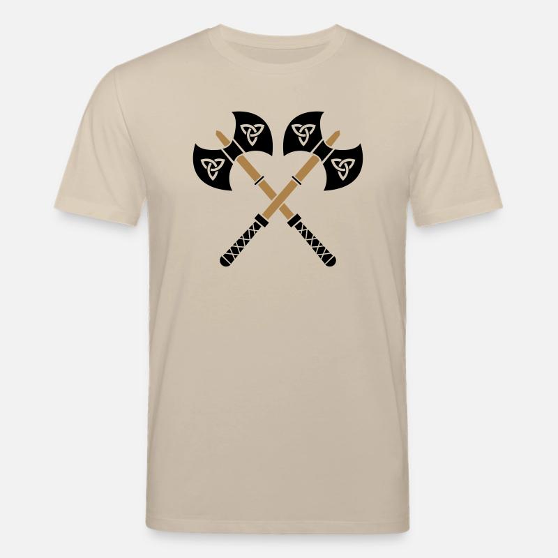 wikinger_aexte_02 - T-shirt bio CREATOR Stanley/Stella Unisexe - beige