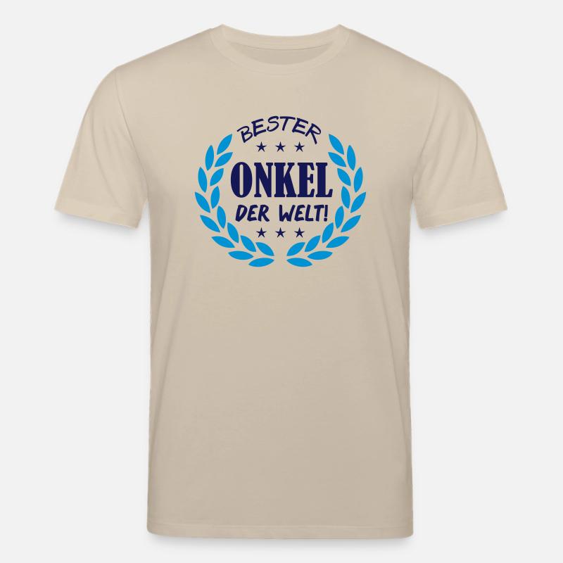 bester_onkel_der_welt_2 - Stanley/Stella Unisex Bio-T-Shirt CREATOR  - Beige