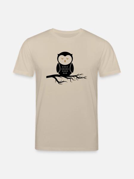owl_02 - T-shirt bio CREATOR Stanley/Stella Unisexe - beige