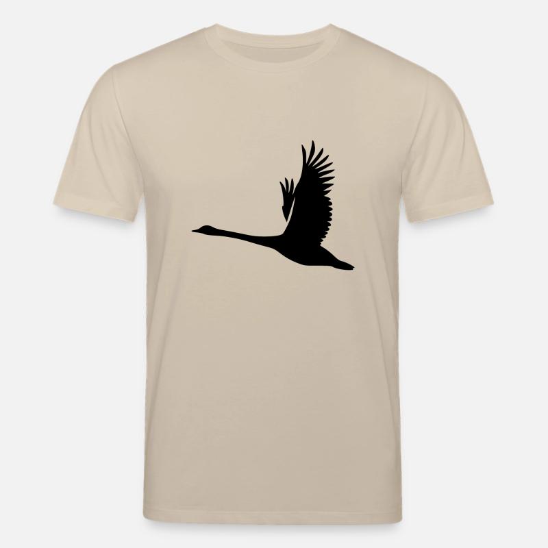 Tattoo Style Schwan - Stanley/Stella Unisex Bio-T-Shirt CREATOR  - Beige