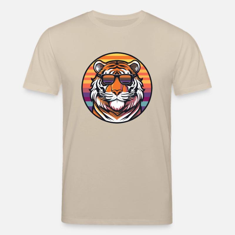 Tiger Comic Cool Été - T-shirt bio CREATOR Stanley/Stella Unisexe - beige