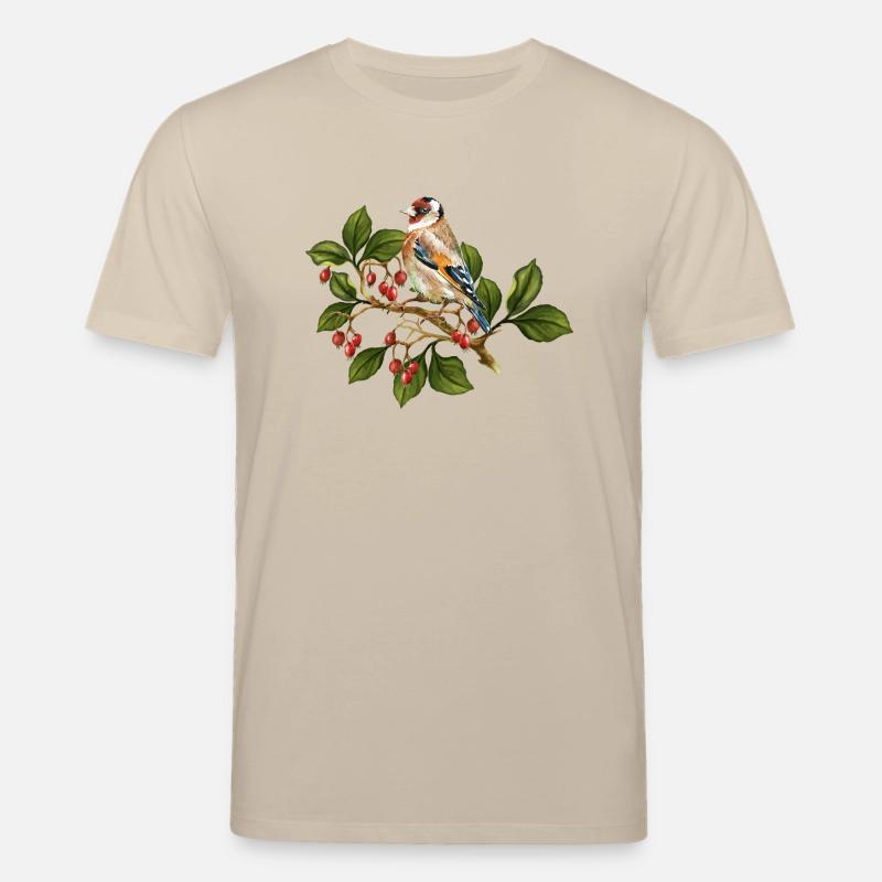 Bunter Vogel - Stanley/Stella Unisex Bio-T-Shirt CREATOR  - Beige
