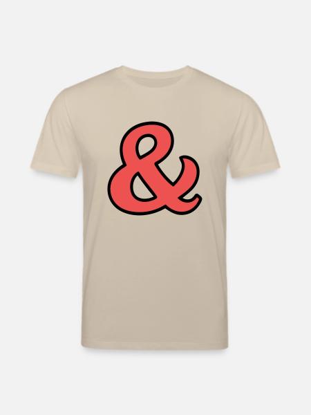 And signs - Stanley/Stella CREATOR Unisex Organic T-Shirt - beige