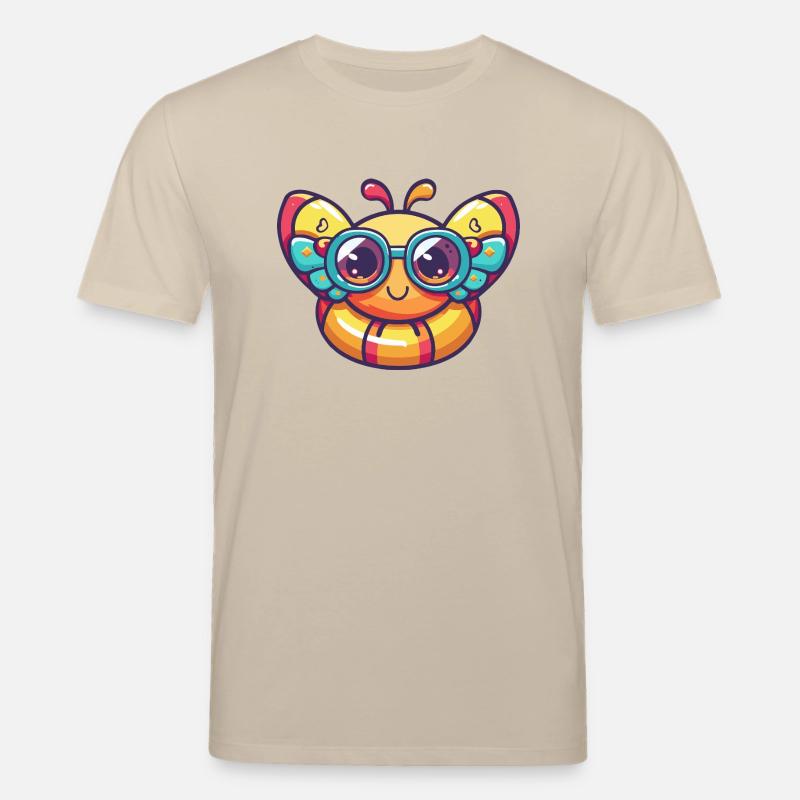 Schmetterling Comic Cool - Stanley/Stella Unisex Bio-T-Shirt CREATOR  - Beige
