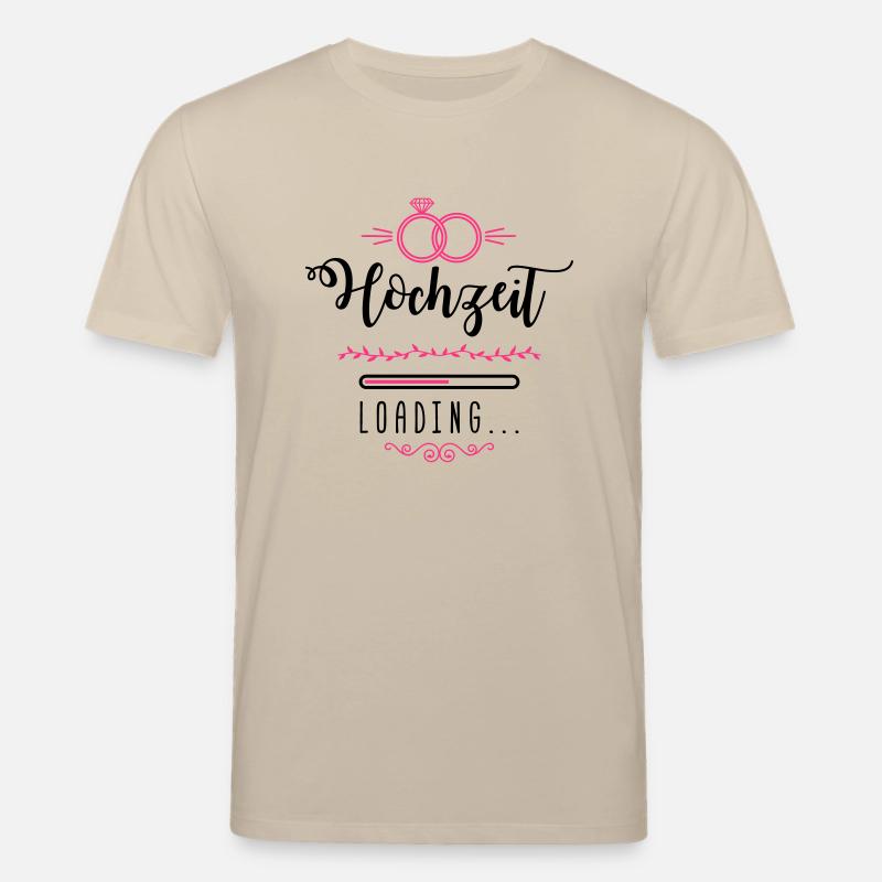 hochzeit loading ring - Stanley/Stella Unisex Bio-T-Shirt CREATOR  - Beige