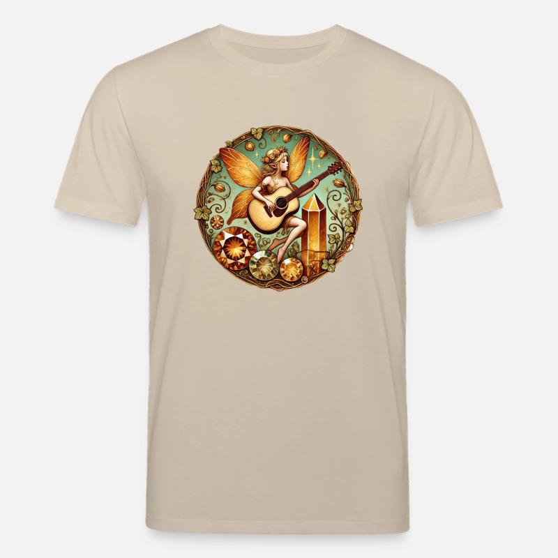 Gitarre Fee - Stanley/Stella Unisex Bio-T-Shirt CREATOR - Beige
