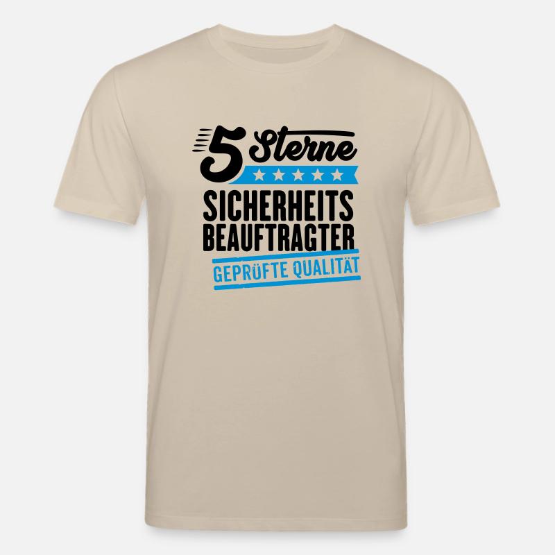 5Sterne Sicherheitsbeauftragter - Stanley/Stella Unisex Bio-T-Shirt CREATOR  - Beige