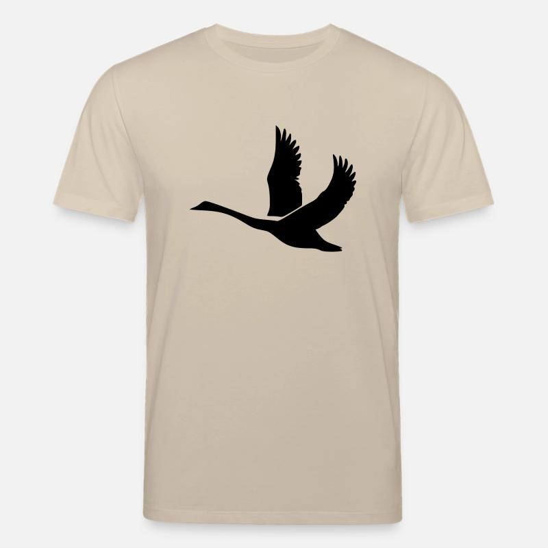 Schwan mit gewaltigen Schwingen - Stanley/Stella Unisex Bio-T-Shirt CREATOR  - Beige