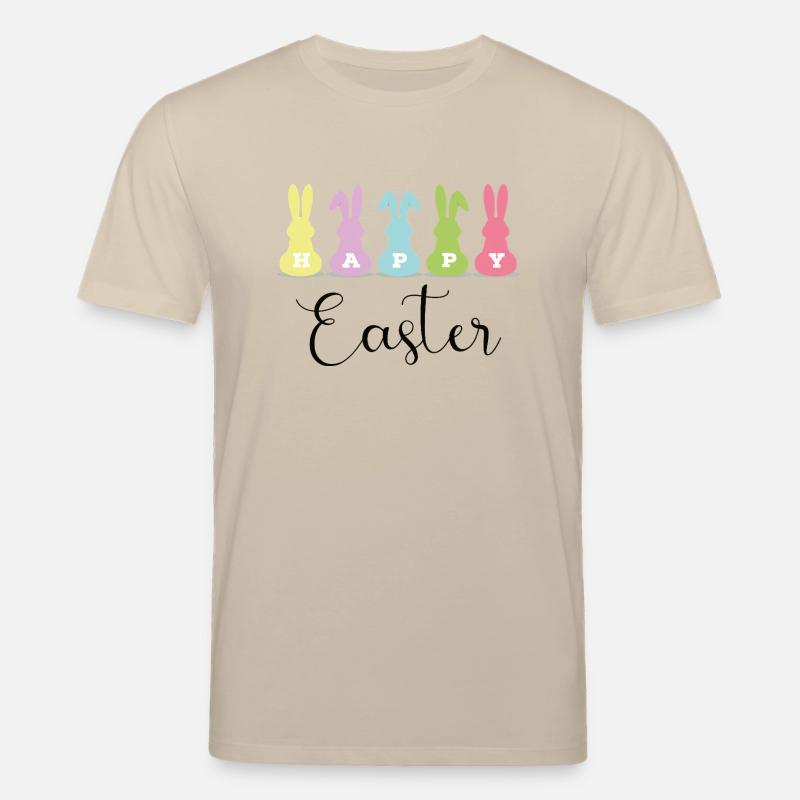 Happy Easter - Stanley/Stella Unisex Bio-T-Shirt CREATOR  - Beige