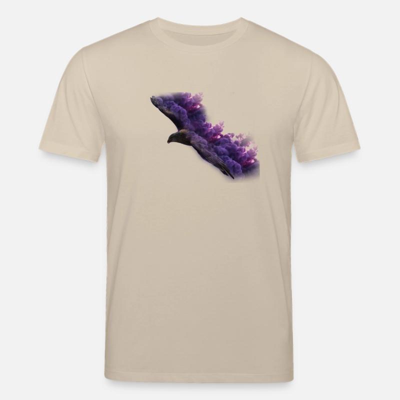 Eagle avec de la fumée - T-shirt bio CREATOR Stanley/Stella Unisexe - beige