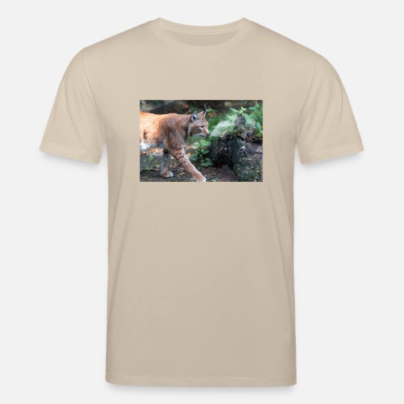 Eurasischer Luchs oder Nördlicher Luchs - Stanley/Stella Unisex Bio-T-Shirt CREATOR  - Beige