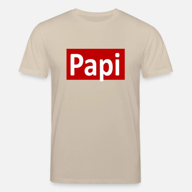 Papi Geschenk idee - Stanley/Stella Unisex Bio-T-Shirt CREATOR  - Beige