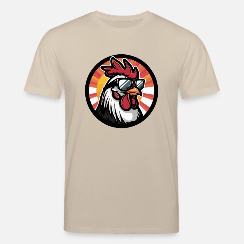 Hahn Comic Cool Sommer - Stanley/Stella Unisex Bio-T-Shirt CREATOR  - Beige