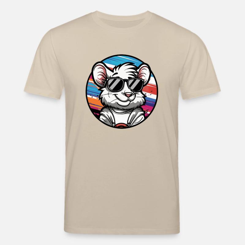 Maus Comic Cool Sommer - Stanley/Stella Unisex Bio-T-Shirt CREATOR  - Beige