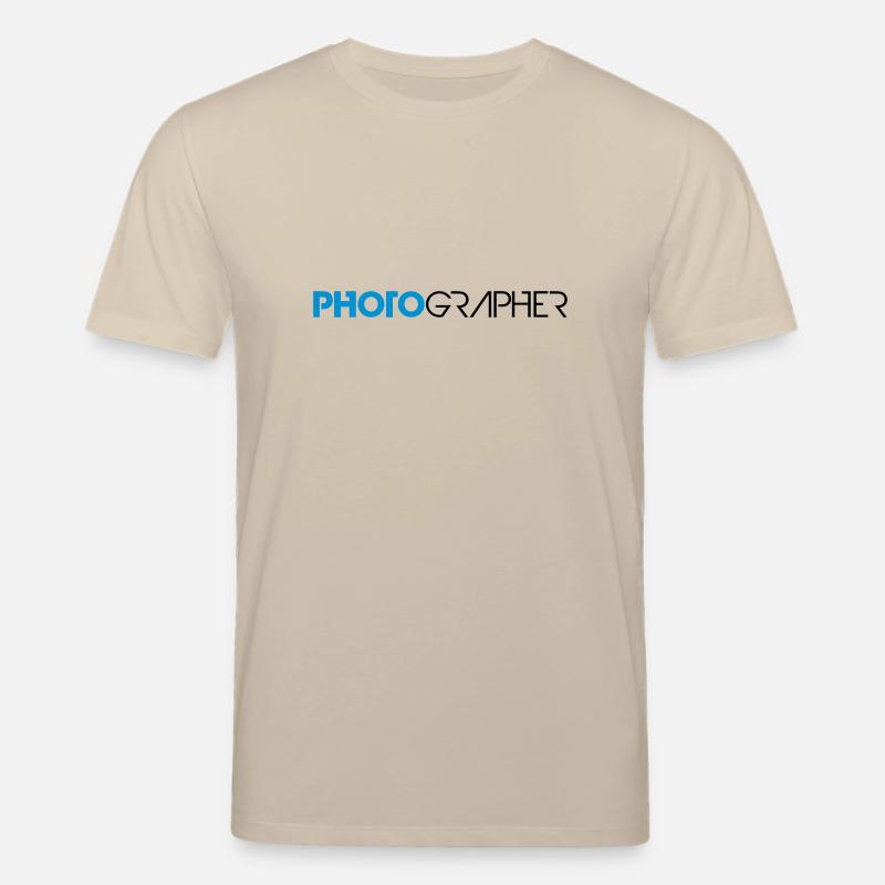 Cool Photographer Text Design - Stanley/Stella Unisex Bio-T-Shirt CREATOR  - Beige