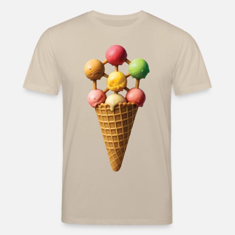 FROZEN ATOMS - Belgium - Stanley/Stella CREATOR Unisex Organic T-Shirt - beige