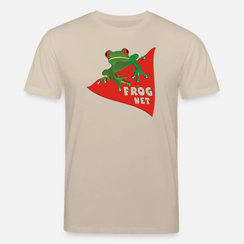 GRENOUILLE net - T-shirt bio CREATOR Stanley/Stella Unisexe - beige