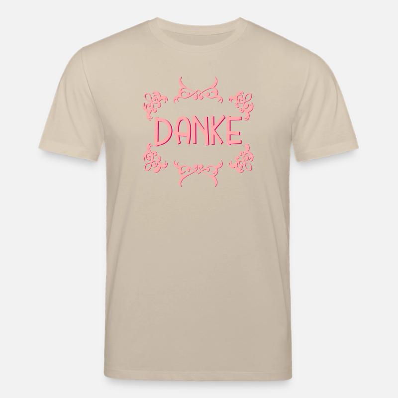 Dankeschöngeschenke DANKE SPRÜCHE - Stanley/Stella Unisex Bio-T-Shirt CREATOR  - Beige