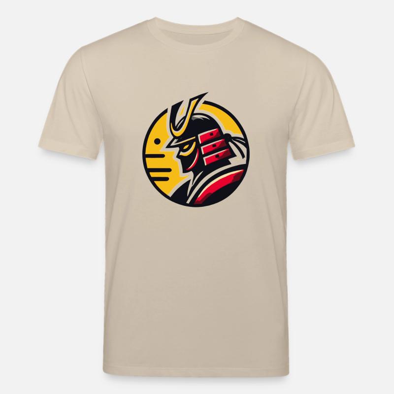 Gelber Samurai - Stanley/Stella Unisex Bio-T-Shirt CREATOR  - Beige