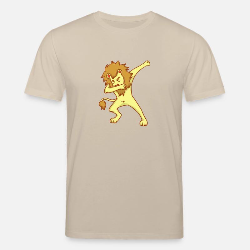 DAB Löwe - tanzen - Geschenk - Stanley/Stella Unisex Bio-T-Shirt CREATOR  - Beige