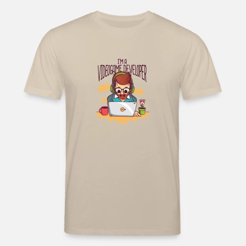 Video Game Developer - Videogame Developer - Stanley/Stella CREATOR Unisex Organic T-Shirt - beige
