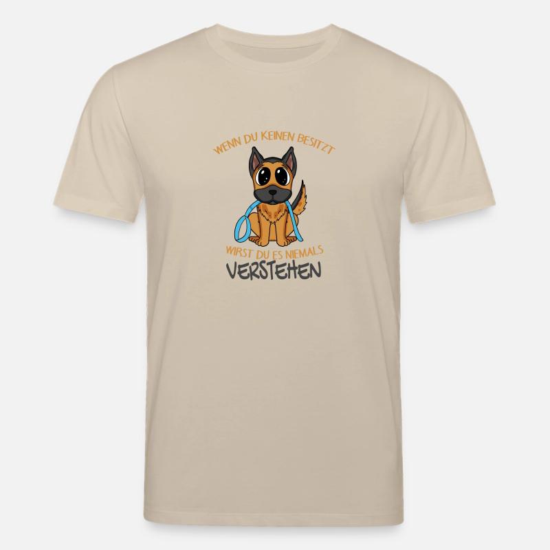 Deutscher Schäferhund - Stanley/Stella Unisex Bio-T-Shirt CREATOR - Beige