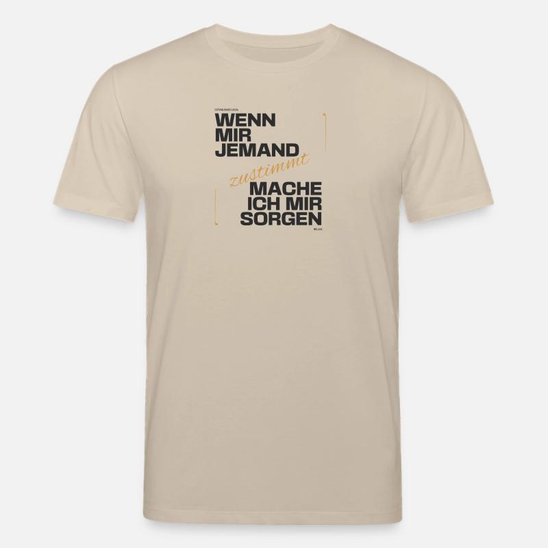 Ironisches Statement - Stanley/Stella Unisex Bio-T-Shirt CREATOR  - Beige