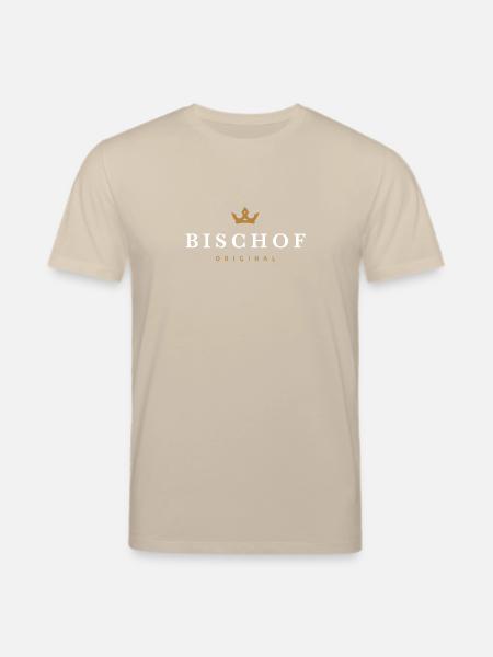 Bishop Original Family Logo - Stanley/Stella CREATOR Unisex Organic T-Shirt - beige
