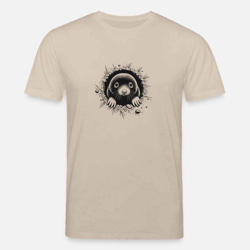 Maulwurf - Stanley/Stella Unisex Bio-T-Shirt CREATOR  - Beige