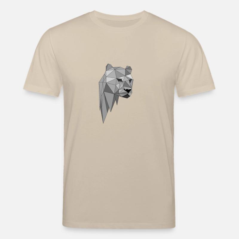 Panther Leopard Geschenk Geschenkidee - Stanley/Stella Unisex Bio-T-Shirt CREATOR  - Beige