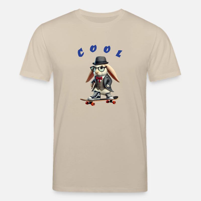Cool rabbit - Stanley/Stella Unisex Bio-T-Shirt CREATOR  - Beige