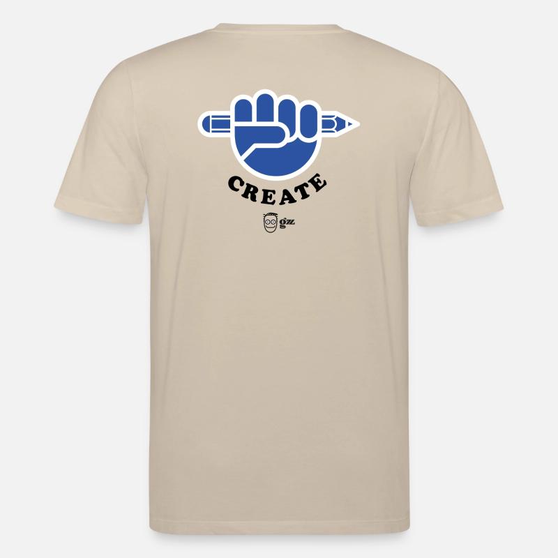 Create ! Dos - T-shirt bio CREATOR Stanley/Stella Unisexe - beige