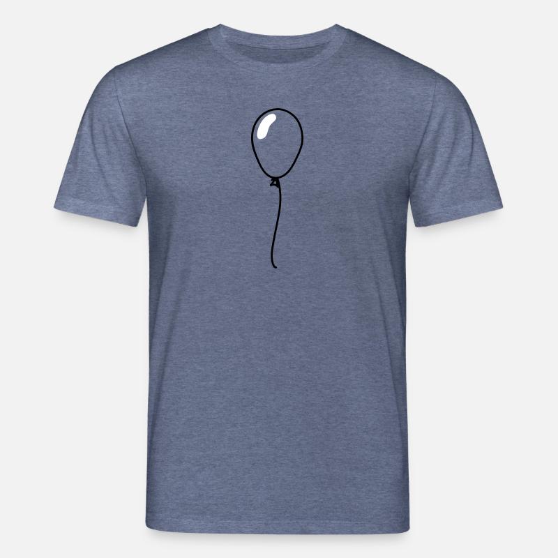 Ballon à air - T-shirt bio CREATOR Stanley/Stella Unisexe - bleu foncé chiné