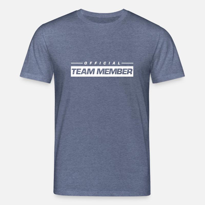 team member - Stanley/Stella Unisex Bio-T-Shirt CREATOR - Dunkelblau meliert