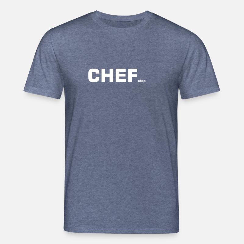 Chef Chefchen - Stanley/Stella Unisex Bio-T-Shirt CREATOR  - Dunkelblau meliert