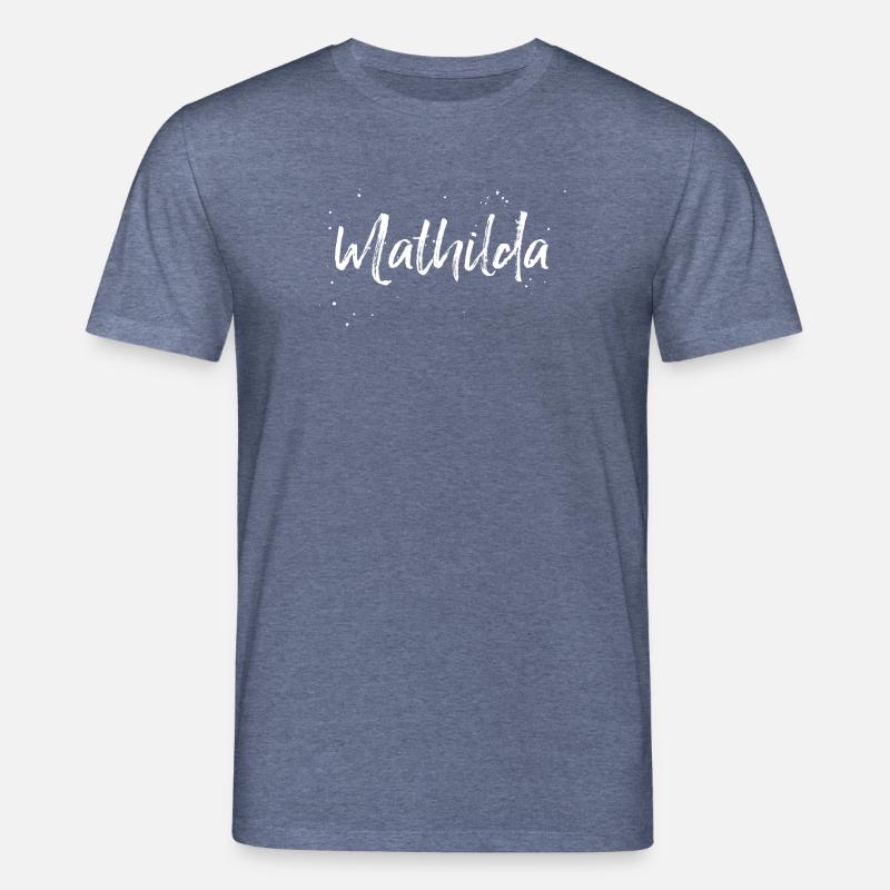 Mathilda - Stanley/Stella Unisex Bio-T-Shirt CREATOR  - Dunkelblau meliert
