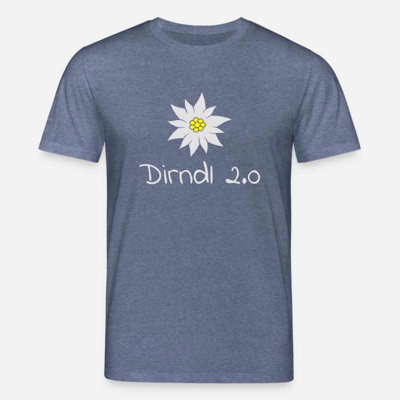 dirndl 2.0 - Stanley/Stella Unisex Bio-T-Shirt CREATOR  - Dunkelblau meliert