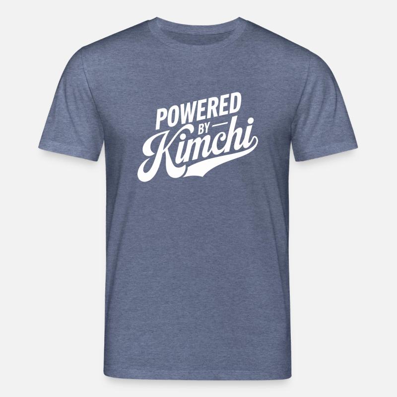 Kimchi – Votre source secrète d’énergie - T-shirt bio CREATOR Stanley/Stella Unisexe - bleu foncé chiné